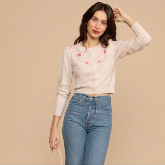 Rouje ✨ Serena Cárdigan. Price is firm. - Picture 7 of 7